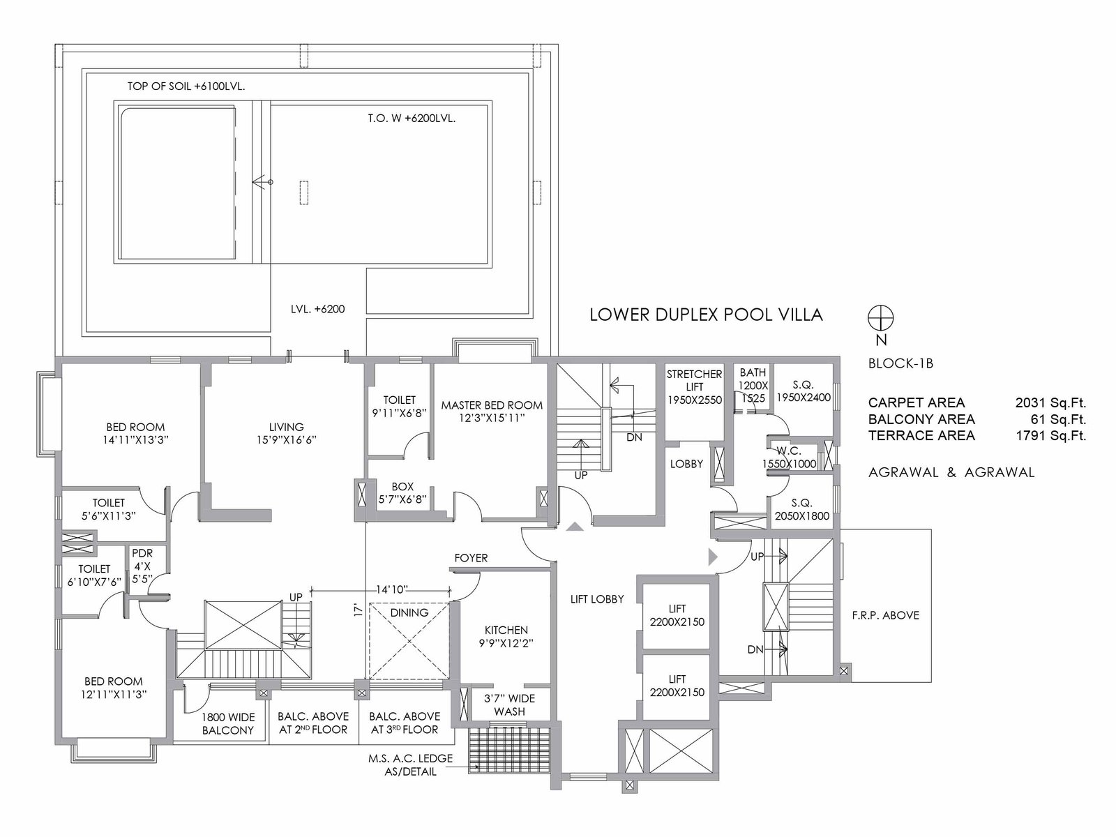 LOWER DUPLEX POOL VILLA