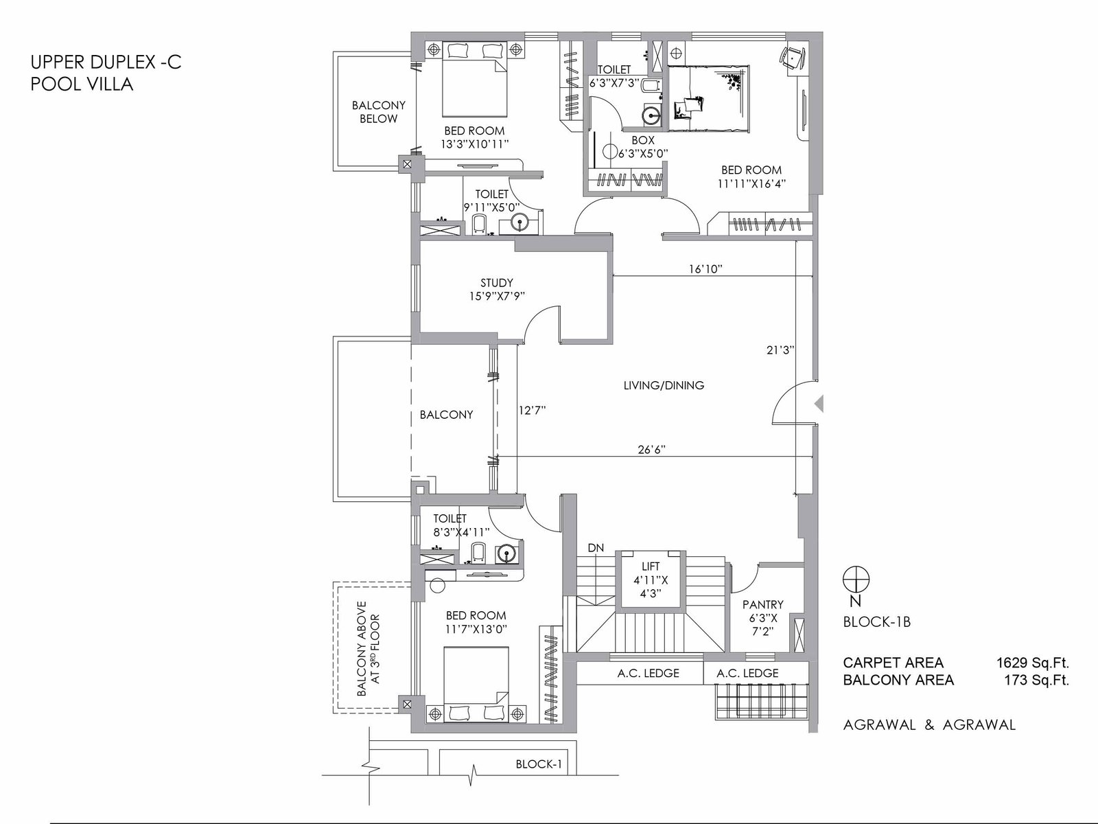 UPPER DUPLEX -C